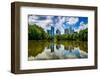 Skyline of Downtown Atlanta, Georgia from Piedmont Park-Rob Hainer-Framed Photographic Print