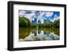 Skyline of Downtown Atlanta, Georgia from Piedmont Park-Rob Hainer-Framed Photographic Print