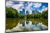 Skyline of Downtown Atlanta, Georgia from Piedmont Park-Rob Hainer-Mounted Photographic Print