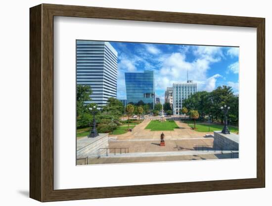 Skyline of Downtown Columbia, South Carolina on Main Sreet.-SeanPavonePhoto-Framed Photographic Print