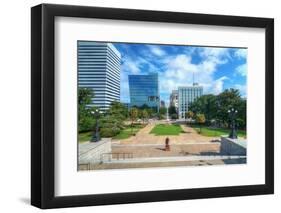 Skyline of Downtown Columbia, South Carolina on Main Sreet.-SeanPavonePhoto-Framed Photographic Print