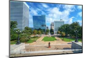 Skyline of Downtown Columbia, South Carolina on Main Sreet.-SeanPavonePhoto-Mounted Photographic Print