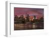 Skyline of Downtown Manhattan with One World Trade Center and Brooklyn Bridge-Markus Lange-Framed Photographic Print