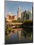 Skyline of Downtown, Omaha, Nebraska-Gayle Harper-Mounted Photographic Print