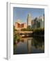 Skyline of Downtown, Omaha, Nebraska-Gayle Harper-Framed Photographic Print