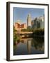 Skyline of Downtown, Omaha, Nebraska-Gayle Harper-Framed Photographic Print