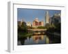Skyline of Downtown, Omaha, Nebraska-Gayle Harper-Framed Photographic Print