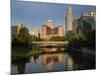 Skyline of Downtown, Omaha, Nebraska-Gayle Harper-Mounted Photographic Print