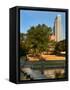 Skyline of Downtown, Omaha, Nebraska-Gayle Harper-Framed Stretched Canvas