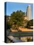 Skyline of Downtown, Omaha, Nebraska-Gayle Harper-Stretched Canvas