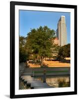 Skyline of Downtown, Omaha, Nebraska-Gayle Harper-Framed Photographic Print