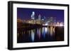 Skyline of Downtown Philadelphia, Pennsylvania.-SeanPavonePhoto-Framed Photographic Print