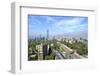 Skyline of Downtown Santiago, the Capital of Chile, Featuring 300-Meter High Gran Torre Santiago, T-1photo-Framed Photographic Print