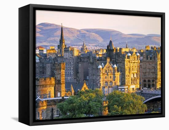 Skyline of Edinburgh, Scotland-Doug Pearson-Framed Stretched Canvas