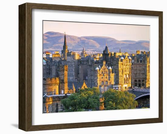 Skyline of Edinburgh, Scotland-Doug Pearson-Framed Photographic Print