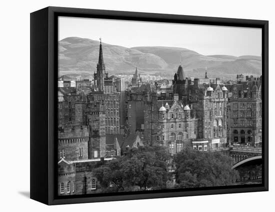 Skyline of Edinburgh, Scotland-Doug Pearson-Framed Stretched Canvas