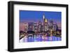 Skyline of Frankfurt, Germany, the Financial Center of the Country.-SeanPavonePhoto-Framed Photographic Print