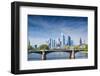 Skyline of Frankfurt, Germany, the Financial Center of the Country.-SeanPavonePhoto-Framed Photographic Print