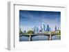 Skyline of Frankfurt, Germany, the Financial Center of the Country.-SeanPavonePhoto-Framed Photographic Print