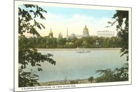 Skyline of Harrisburg, Pennsylvania-null-Mounted Art Print