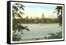 Skyline of Harrisburg, Pennsylvania-null-Framed Stretched Canvas