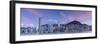 Skyline of Hong Kong Island, Hong Kong, China-Ian Trower-Framed Photographic Print