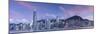 Skyline of Hong Kong Island, Hong Kong, China-Ian Trower-Mounted Photographic Print