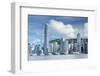 Skyline of Hong Kong Island, Hong Kong, China-Ian Trower-Framed Photographic Print