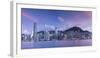 Skyline of Hong Kong Island, Hong Kong, China-Ian Trower-Framed Photographic Print