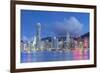 Skyline of Hong Kong Island, Hong Kong, China-Ian Trower-Framed Photographic Print