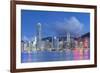 Skyline of Hong Kong Island, Hong Kong, China-Ian Trower-Framed Photographic Print