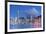 Skyline of Hong Kong Island, Hong Kong, China-Ian Trower-Framed Photographic Print