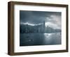 Skyline of Hong Kong Island Viewed across Victoria Harbour, Hong Kong, China-Jon Arnold-Framed Photographic Print