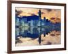 Skyline of Hong Kong Island-Sean Pavone-Framed Photographic Print