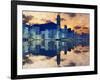 Skyline of Hong Kong Island-Sean Pavone-Framed Photographic Print