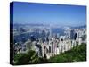 Skyline of Hong Kong Seen from Victoria Peak, China-Dallas and John Heaton-Stretched Canvas