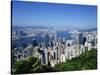 Skyline of Hong Kong Seen from Victoria Peak, China-Dallas and John Heaton-Stretched Canvas