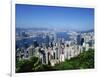 Skyline of Hong Kong Seen from Victoria Peak, China-Dallas and John Heaton-Framed Photographic Print