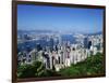 Skyline of Hong Kong Seen from Victoria Peak, China-Dallas and John Heaton-Framed Photographic Print