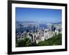 Skyline of Hong Kong Seen from Victoria Peak, China-Dallas and John Heaton-Framed Photographic Print