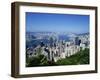 Skyline of Hong Kong Seen from Victoria Peak, China-Dallas and John Heaton-Framed Photographic Print