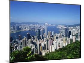 Skyline of Hong Kong Seen from Victoria Peak, China-Dallas and John Heaton-Mounted Photographic Print