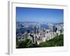 Skyline of Hong Kong Seen from Victoria Peak, China-Dallas and John Heaton-Framed Photographic Print