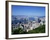 Skyline of Hong Kong Seen from Victoria Peak, China-Dallas and John Heaton-Framed Photographic Print