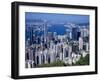 Skyline of Hong Kong Seen from Victoria Peak, China-Dallas and John Heaton-Framed Photographic Print