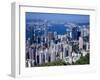 Skyline of Hong Kong Seen from Victoria Peak, China-Dallas and John Heaton-Framed Photographic Print