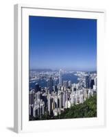 Skyline of Hong Kong Seen from Victoria Peak, China-Dallas and John Heaton-Framed Photographic Print