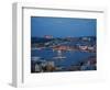 Skyline of Istanbul with a View over the Golden Horn and the Galata Bridge, Istanbul, Turkey-Levy Yadid-Framed Photographic Print