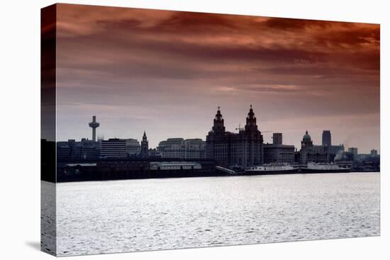 Skyline of Liverpool, 1979-Staff-Stretched Canvas
