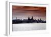 Skyline of Liverpool, 1979-Staff-Framed Photographic Print